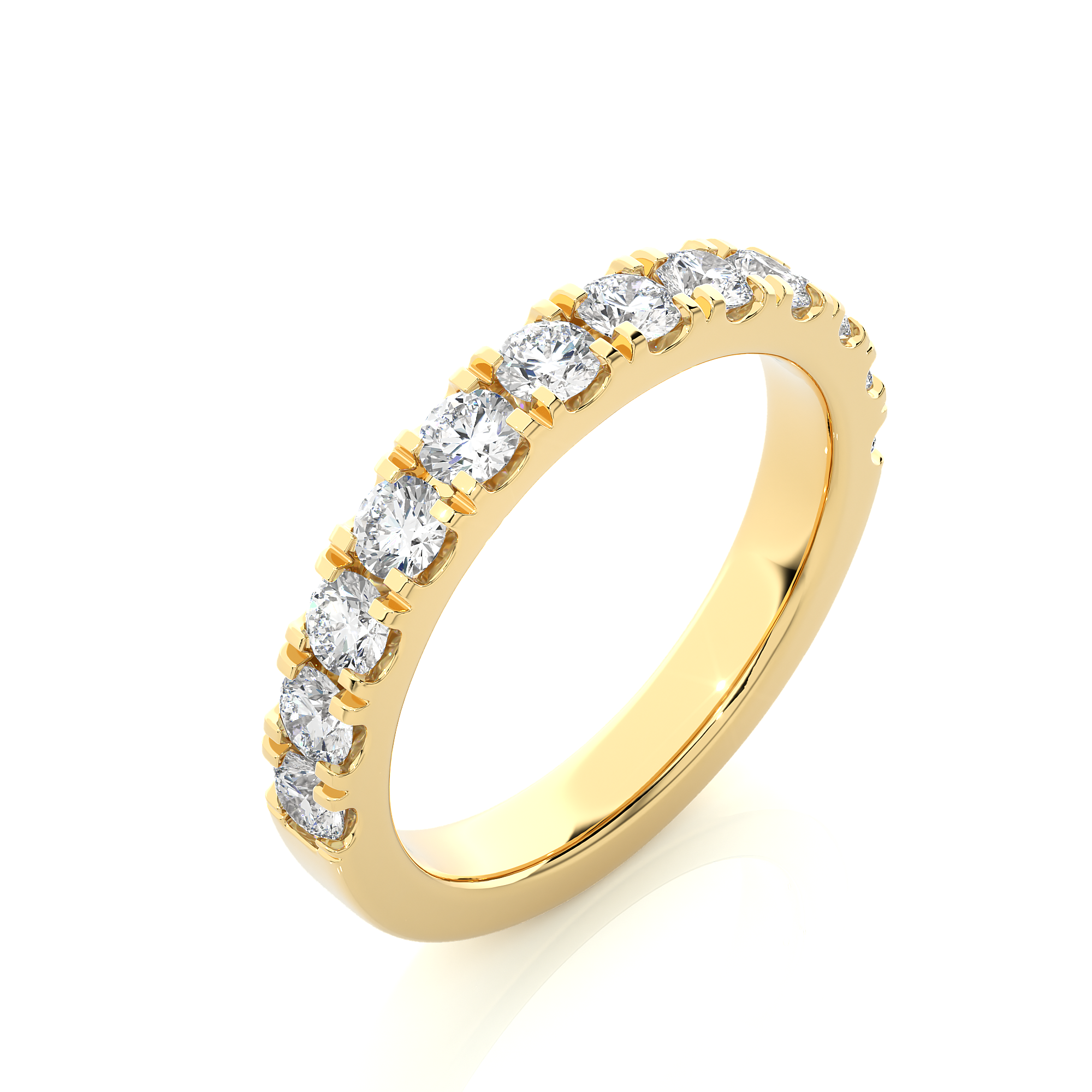 0.99 Carat G Color VS1 Clarity Diamond Studded Natural Diamond Ring.